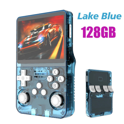 Open Source R36S Retro Handheld Video Game Console Linux System 3.5 Inch IPS Screen Portable Pocket Video Player 64GB 128G Games