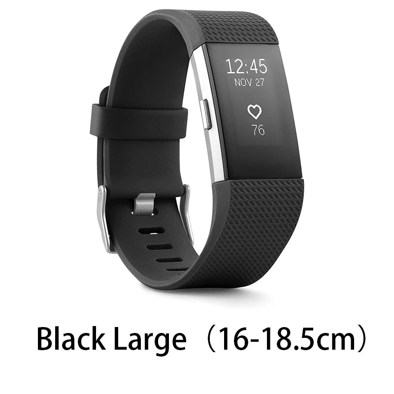 Fitbit Charge 2 smart wristband heart rate monitoring exercise pedometer fitness sleep call notification GPS IOS Android