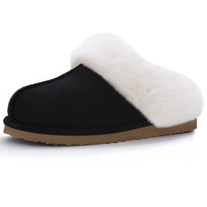 Winter Fluffy Suede Women Slippers Fashion Fuzzy Women House Shoes Classic Brand Women Fur Slippers Indoor Soft Flat Slippers