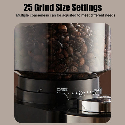 Electric Coffee Grinder Automatic Conical Burr Mill Coffee Bean Grinder for 2-12 Cups French Press Drip Coffee and Espresso