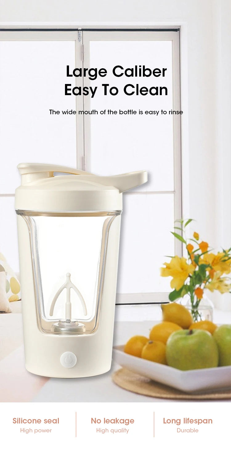 Electric Blender Cup Portable Blender Cup Milk Powder Protein Powder Blender Automatic Shaker Cup Home Travel Outdoor Sports