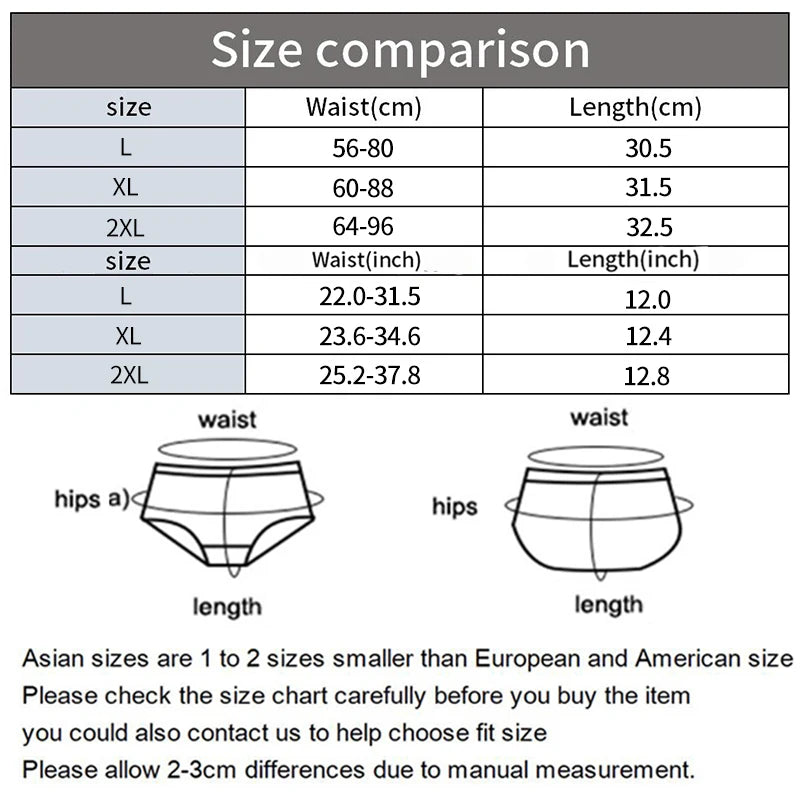 3PCS High Waist Ice Silk Seamless Underwear Ladies Summer Ultra-thin Sense Quick-drying Panties L-2XL Women Fitness Briefs