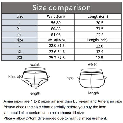 3PCS High Waist Ice Silk Seamless Underwear Ladies Summer Ultra-thin Sense Quick-drying Panties L-2XL Women Fitness Briefs