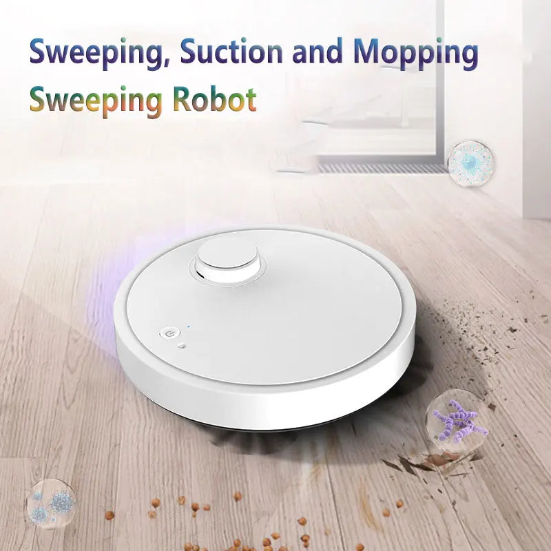 2024 3-in-1 Wet And Dry Wireless Sweeping Mopping Ultra-thin Cleaning Machine Automatic Robot Vacuum Cleaner Smart Smart Home