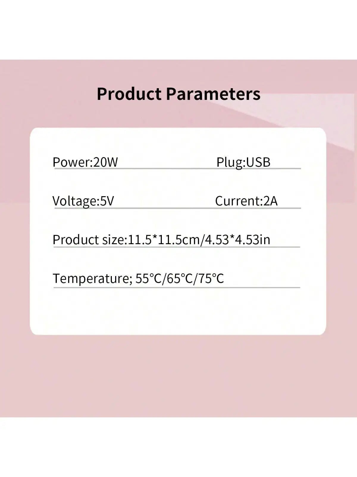 Intelligent constant temperature coaster USB automatic heating and insulation coaster