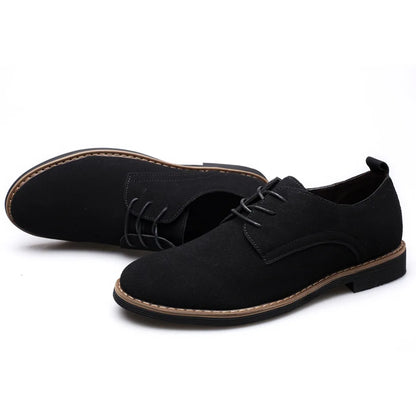 Luxury Men Oxford Shoes High Quality Suede Leather Shoes for Men Business Casual Shoe Lace-Up Men Party Wedding Shoes Plus Size