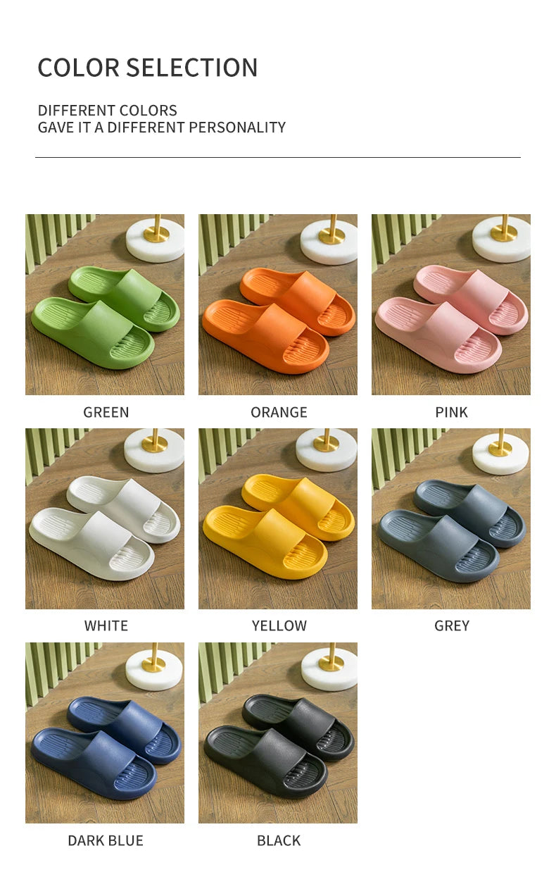 Home Slippers for Women in Summer Indoor Home, Thick Soled EVA Bathroom Anti Slip and Silent Sandals ZYT2213-2