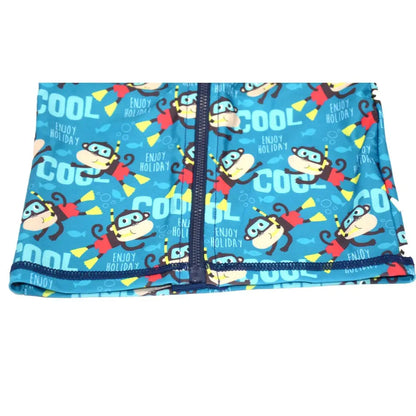 Eezkoala 0-2 Years Children Cartoon Print 2023 Baby Swimsuit Board Shorts Boys Bathing Suit Swimwear Summer Swimming Trunks