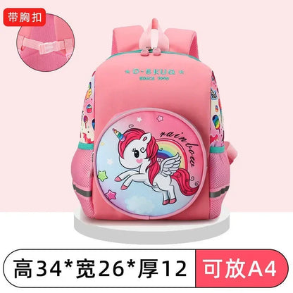 Kindergarten schoolbag boy cartoon cute dinosaur student baby 2-5 years old girl backpack Spiderman backpack