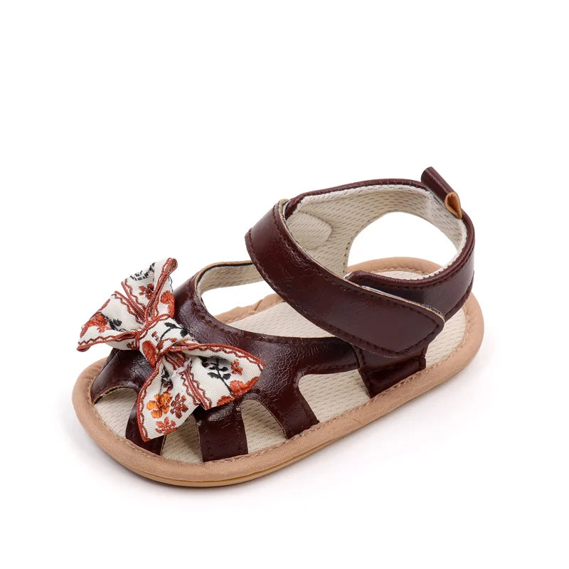 Baby Shoes Cute Butterfly bowknot for 0-9-18 Months Newborn Toddler Girls Summer Prewalking Sandal 2024 New Baby Fashion BMB4003