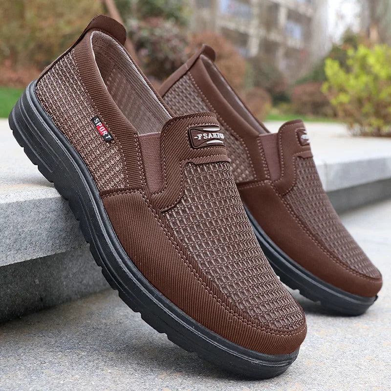 Canvas Shoes Men Classic Loafers Men Casual Shoes Breathable Walking Flat Men Shoes Sneakers Plus Size 2023