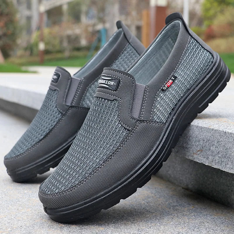 Canvas Shoes Men Classic Loafers Men Casual Shoes Breathable Walking Flat Men Shoes Sneakers Plus Size 2023