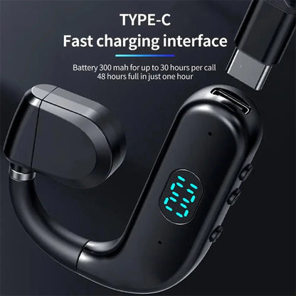 Wireless Bluetooth Headphones With Microphone Bone Conduction Earphones Handsfree Noise Canceling Headset For Driving Audifonos