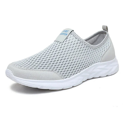 Summer Mesh Men Shoes Sneakers Breathable Flat Shoes Slip-on Sport Trainers Comfortable Lightweight Men Shoes Zapatillas Hombre