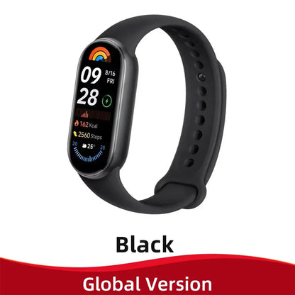 Global Version Xiaomi Smart Band 9 1.62" AMOLED Display 21 Day Battery Heart Rate Blood Oxygen Monitoring Sport Watch Waterproof