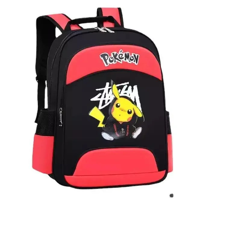 Primary school students boys backpacks are lightening trendy cartoon lightweight back protection children backpack