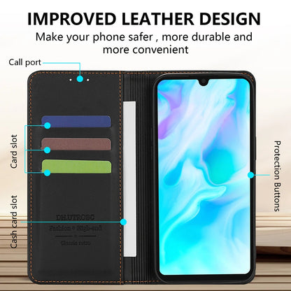 Wallet Skin Friendly Strong Magnetic Card Slot Flip Leather Case For Huawei P20 Pro P30 Lite P40 Lite P Smart 2019 Honor 10 Lite