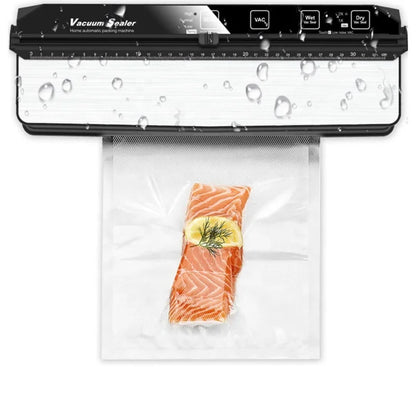 2024 Best Vacuum Sealer Machine 7MM Automatic Food Vacuum Device With Cutting Blade Household Packaging Machine With Pump 15Bags