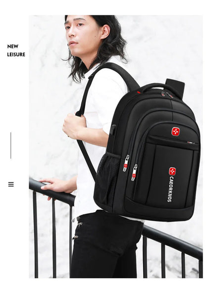 2024 New Men's Backpack 15 Inch Business Casual Computer Bag Large Capacity Outdoor Travel Bag Student School Bag Backpacks