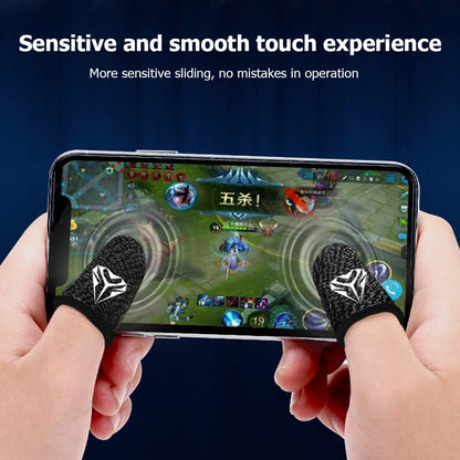 20-2PCS Finger Cots Gaming Fingertips Gloves Ultra-thin Breathable Sweatproof Touch Screen Gaming Finger Sleeves For PUBG Mobile