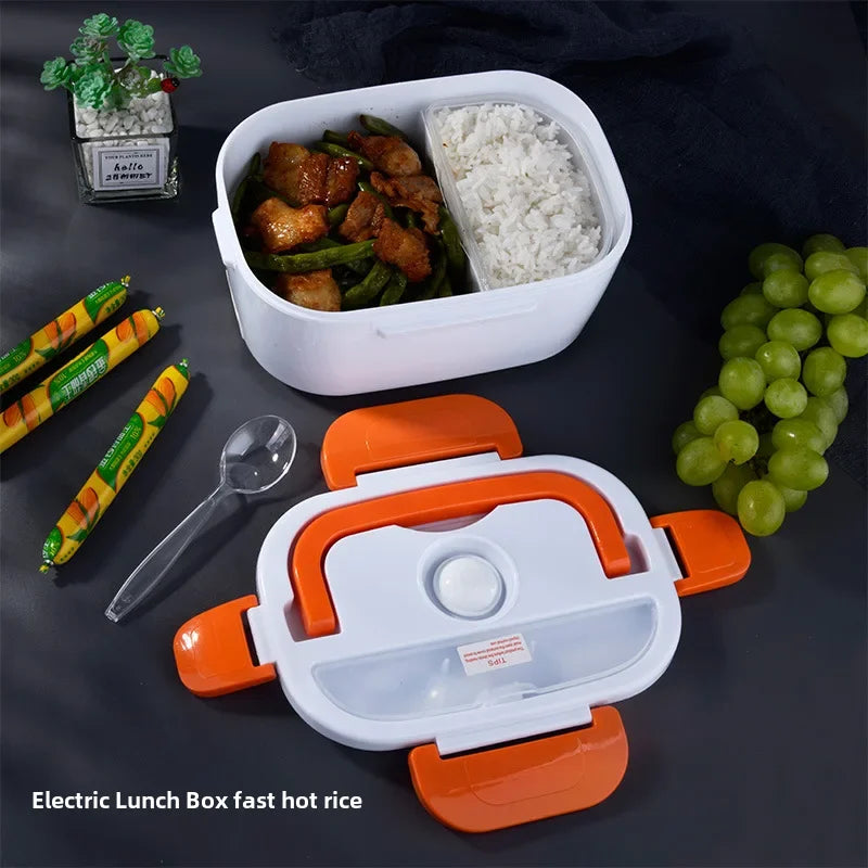 Portable Rechargeable Electric Lunch Box Heated Insulated Lunch Box Car Travel Friendly Meal Home Use Gift