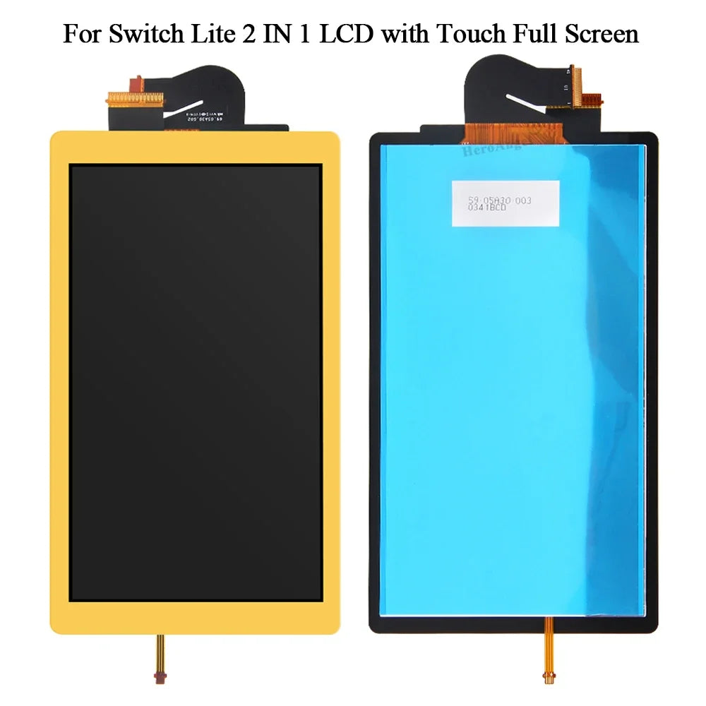 NEW Full-Fitted 2 IN 1 Screen Assembly Digitizer Replacement LCD Screen Full Screen Assembly for Nintendo Switch Lite Console