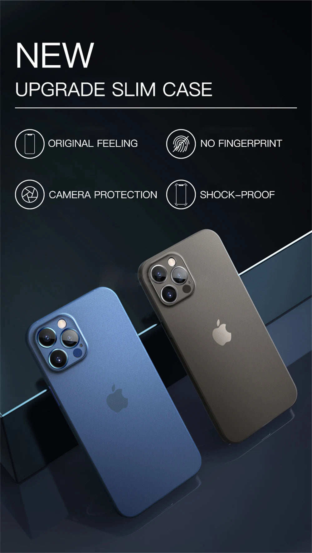 0.2mm Ultra Thin Matte Case For iPhone 15 Pro Max 15 Plus Case for iphone15 Pro Max Translucent Hard Frosted Phone Cover Cases