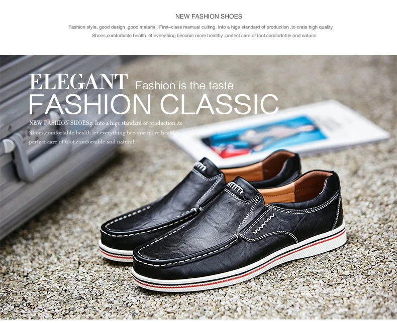 Leather Men's Casual Shoes Flats Moccasins Men Loafers Party Driving Loafers Shoes Male Genuine Leather Business Office Men Shoe