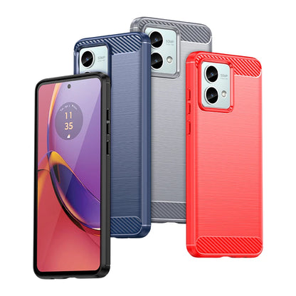 For Motorola Moto G84 5G Case For Moto G84 Cover 6.5 Inch Carbon Fiber Shockproof Silicone Bumper For Motorola Moto G84