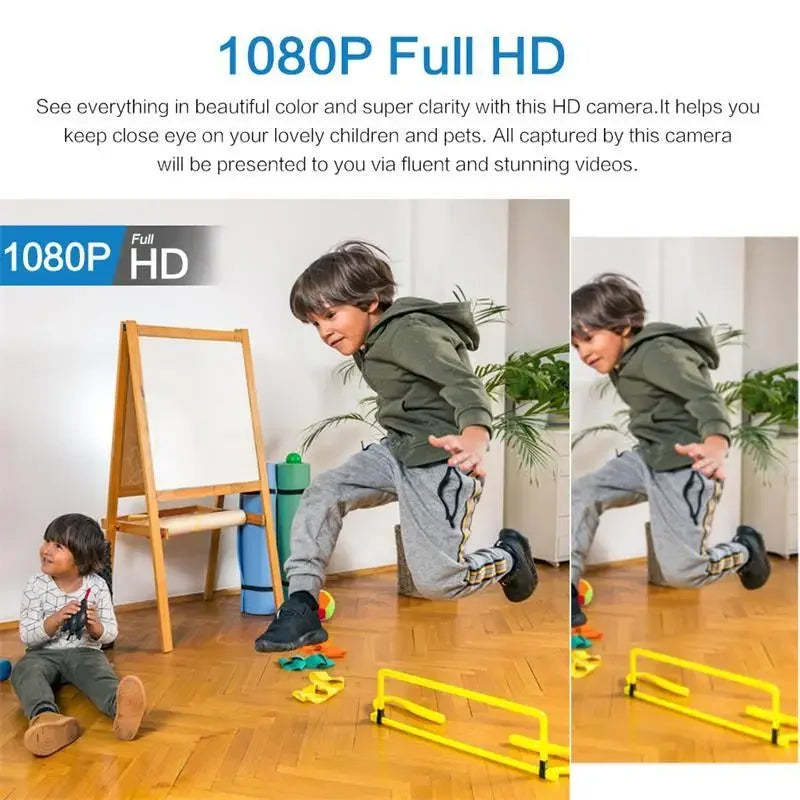 NEU 1080P Kabellose WLAN-Kamera Mini-Nachtsicht-Videorecorder Baby-/Haustier-Bewegungserkennungskamera HD-Überwachungs-IP-Kamera