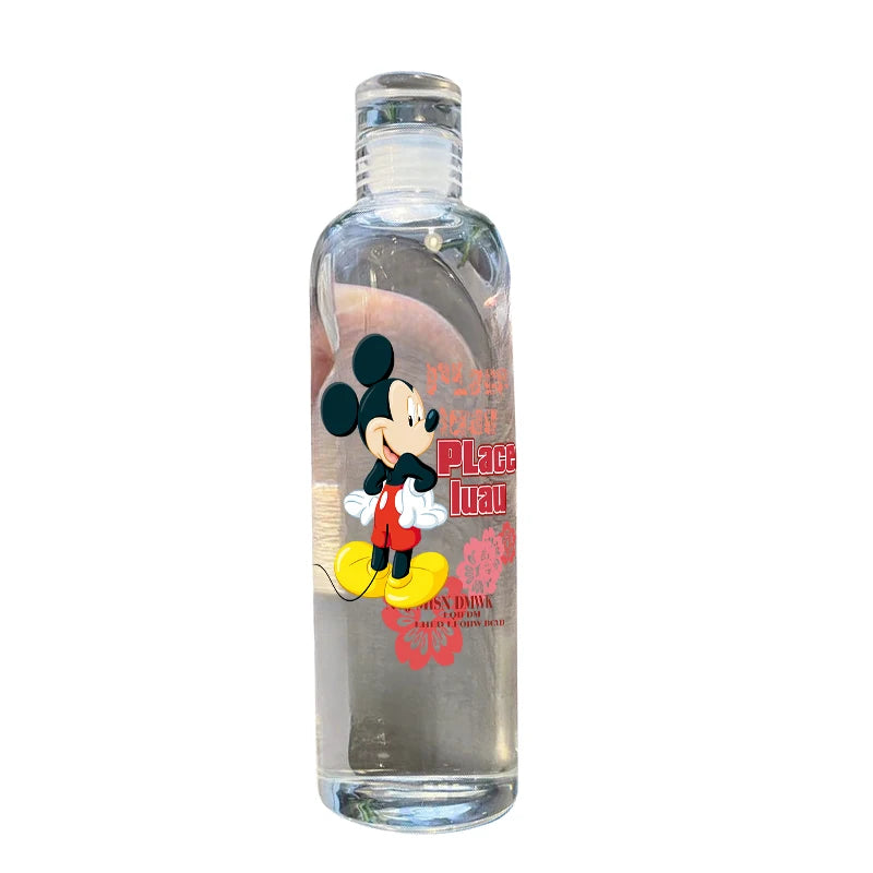 Disney Mickey Mouse Good-looking Women's Ins Cup Transparent Plastic Portable Large Capacity Time Scale Portable Drinking Water