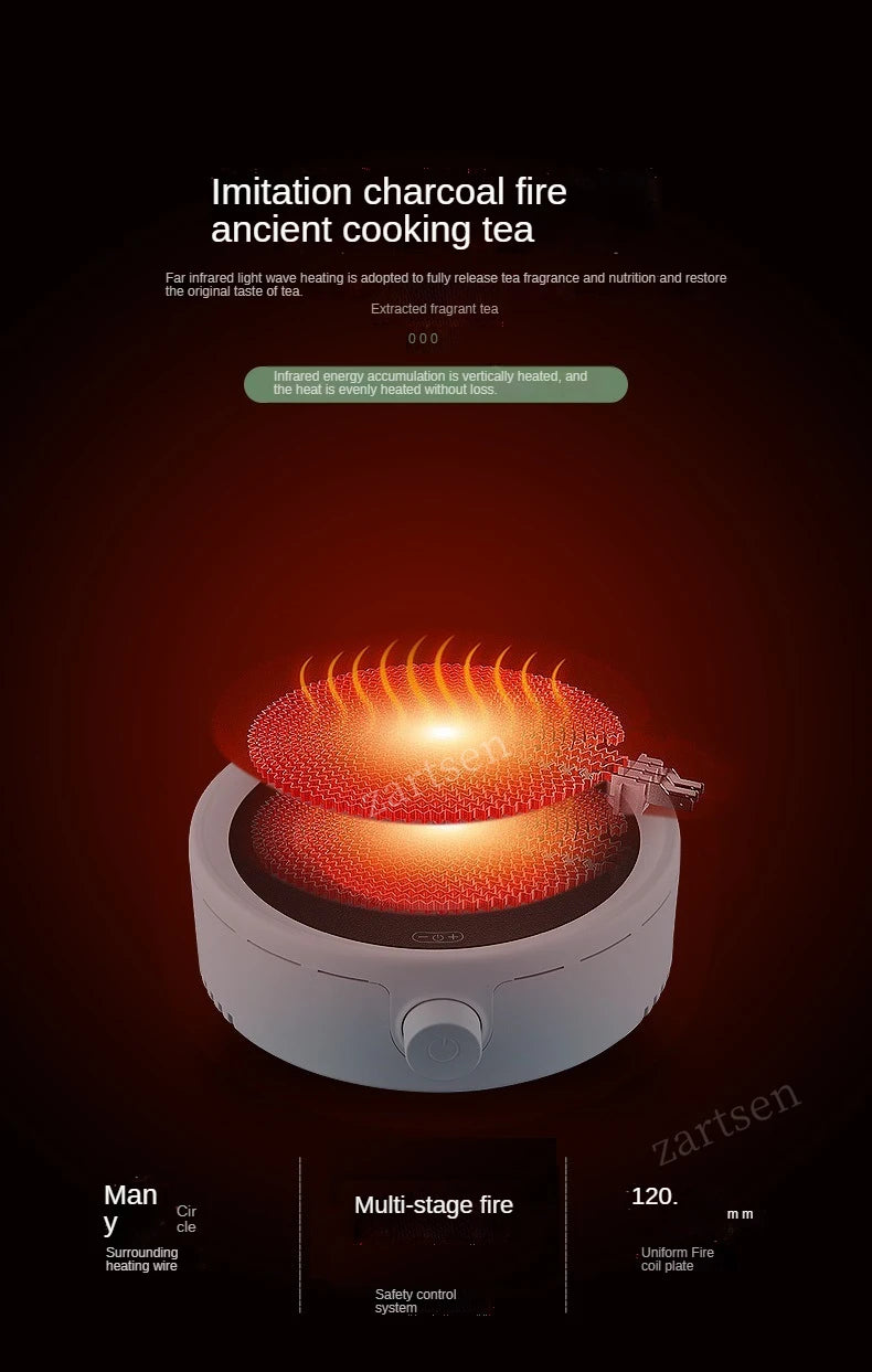 Mini Electric Stove Water Boiler Cooking Plate 800W Tea Pot Multifunctional Coffee Tea Heater Warmer Heating Furnace