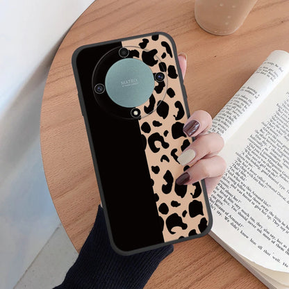 For Honor X9A Magic5 Lite 5G Case Fashion Leopard Print Back Cover Soft TPU Shockproof Funda For Honor Honor Magic 5 Lite Shell