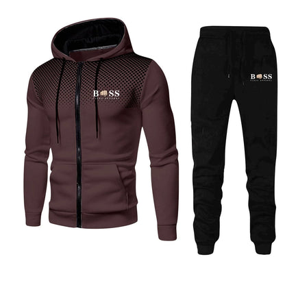 New Fashion Tracksuit For Men Hoodie Fitness Gym Clothing Men Running Set Sportswear Jogger Men'S Tracksuit Winter Suit Sports