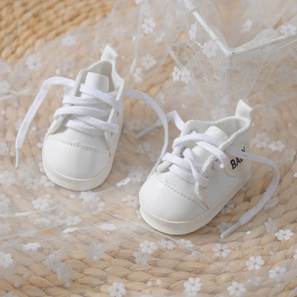 7.5-8cm Doll Shoes for 21inch Reborn Doll 55cm Dolls Accessories Sneakers Reborn Baby Miniature Shoes DIY Girl Toy Gifts