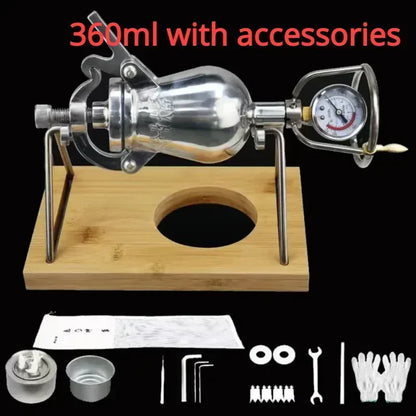 300ML 360ML 500ML Home Old Popcorn Maker Grain Amplifier Machine Hand-cranked Puffed Rice Corn Making Machines