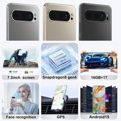 Hot New Pixel 9 Pro XL Smart phone 7.3 inch Full Screen 4G/5G Cell Phone 16GB+1024GB Mobile Phones Global Version Celulares