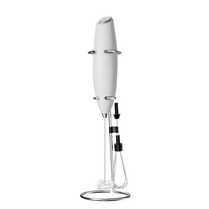 Hand Blender Electric Egg Beater Milk Frother Handheld, Mini Electric Drink Mixer Foamer with Stand for Coffee Lattes