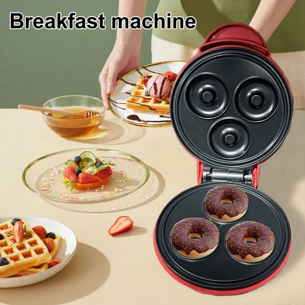 Mini Waffle Maker Quick Heat-Up Nonstick Pancake Egg Cake Oven Pan Versatile Household Breakfast Desserts Electric Baking Pan