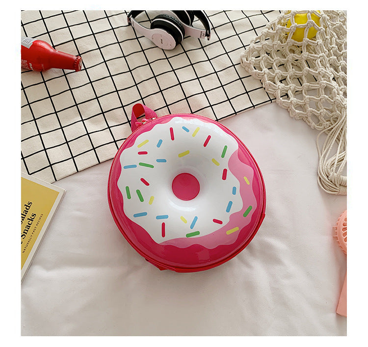 Cartoon Kids Backpack Cute Donut Eggshell Bag Fun Kindergarten Kids Backpack Boys Girls Backpack