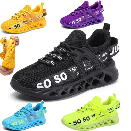 New large size men's sports shoes mesh surface breathable comfortable thick soled men's shoes outdoor sports running shoes