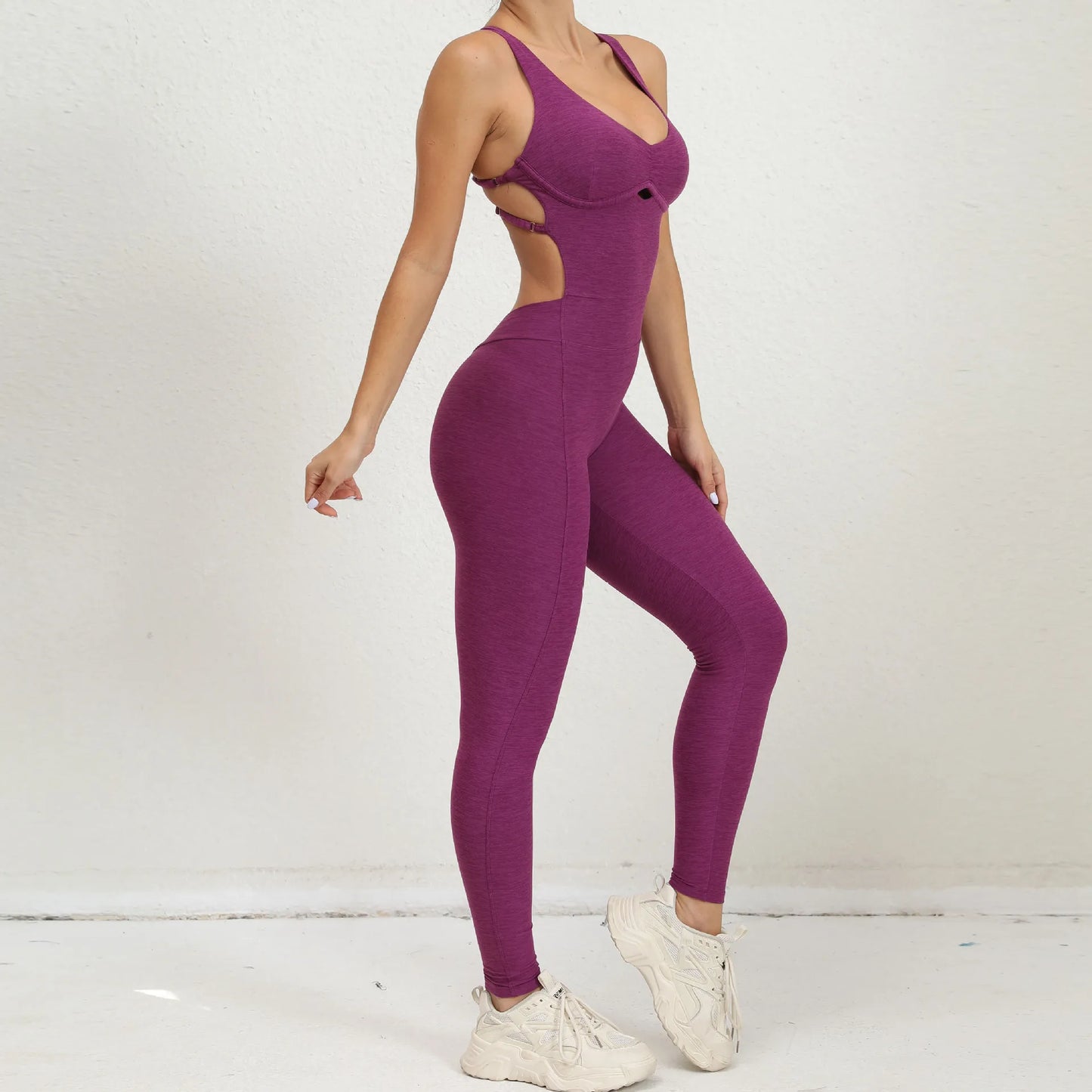 New Nylon Pad Women Yoga Set Rompers One Piece Jumpsuit Gym Exercise Sports Bra Romper Fitness Shorts Sportwear Active Suit