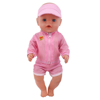 Doll Clothes For 43cm Newborn Baby Regeneration Dolls, 18-Inch American Doll Girls, First-Generation Baby Mini Items Accessories