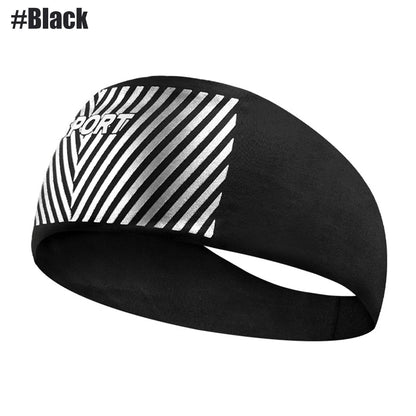 Absorbent Cycling Sport Sweat Headband Sweatband for Men and Women Yoga Hair Head Sweat Bands Sport Safety Sweatband Gym Outdoor