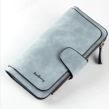 Baellerry Wallet Women Leather Luxury Card Holder Clutch Casual Women Wallets Zipper Pocket Hasp Ladies Wallet Female Purse