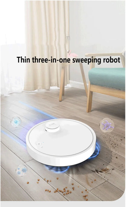 2024 3-in-1 Wet And Dry Wireless Sweeping Mopping Ultra-thin Cleaning Machine Automatic Robot Vacuum Cleaner Smart Smart Home