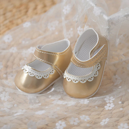 7.5-8cm Doll Shoes for 21inch Reborn Doll 55cm Dolls Accessories Sneakers Reborn Baby Miniature Shoes DIY Girl Toy Gifts