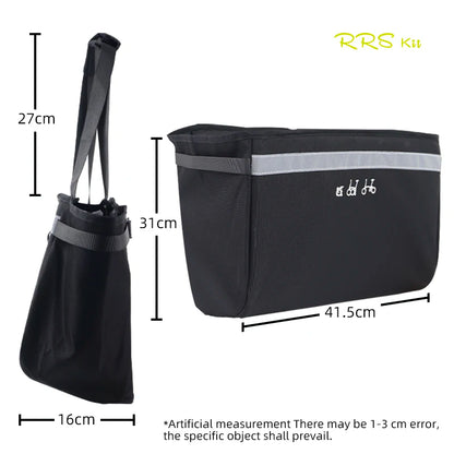 Front Storage Bag With Bracket Original Front Storage Bag Vegetable Basket Bag Internal Bracket For Brompton Folding Bike