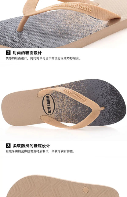 Classic Man Flip Flops Summer Casual Shoes Slides Comfortable Cloud Slippers Boys Beach Flats Leisure Sandals chanclas de hombre