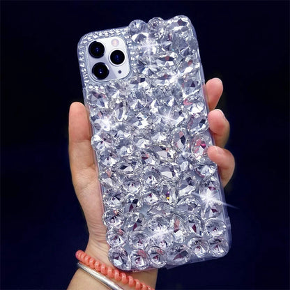 Luxury 3D Crystal Diamond Bling Sparkle Glitter Case for IPhone 14 Plus 13 11 15 Pro Max 12 Mini XS XR X 14Pro Women Girls Cover